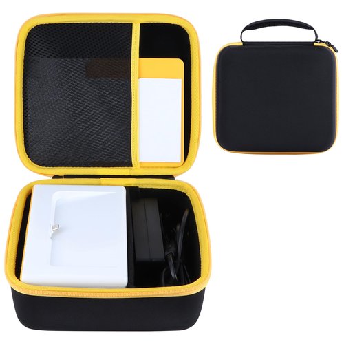 RIYADAone Hard Case Replacement for Kodak Dock Plus 4PASS / Kodak Dock Premium 4x6 Portable Instant Photo Printer (Black + Yellow Case)