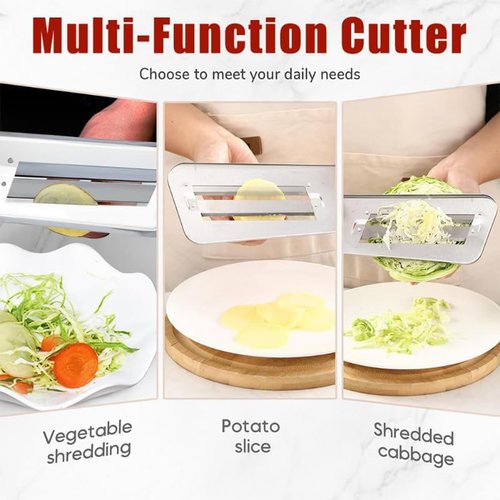 1/2pcs Lineraparnt Shredder Knife, Stainless Steel Shredder Knife, Dual Blade Julienne Cutter, Stainless Steel Cabbage Shredders, Durable Lettuce & Veggie ShredderKnife for Coleslaw (2)