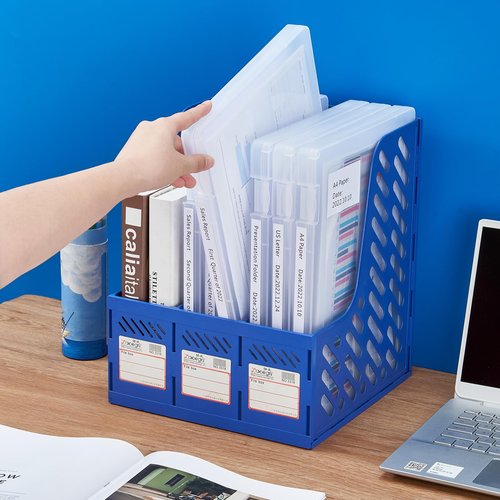 Mickiewicz 6 Pack A4 Paper Storage Box, 8.5 x 11 Project Case for US letter, Thick Scrapbook Storage Box Craft Storage Box Art Supplies Storage and Organization, Board Game Storage and Organizers