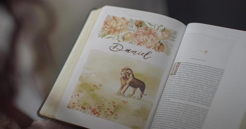 GraceLaced ESV Bible - Journaling Edition with Artwork by Ruth Chou Simons | TruTone Quiet Forest