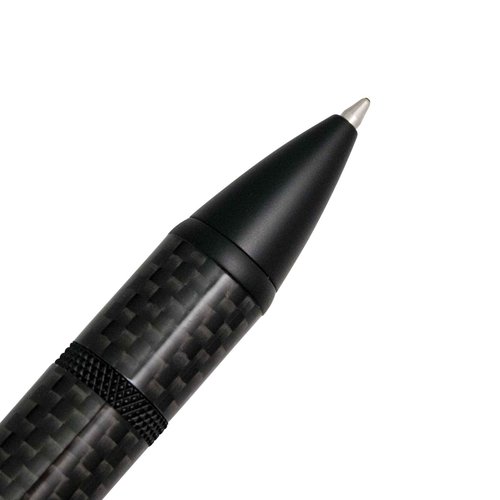 MONTEVERDE Carbon Fiber Pen Ballpoint Pen (MV41595), Black