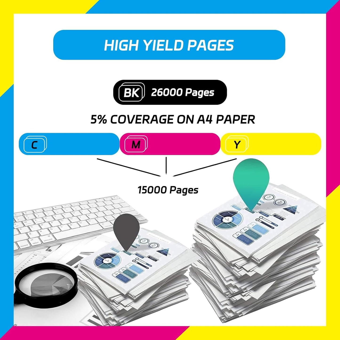 Xerox C8035 Toner Cartridge - High Yield 26000 Pages with Chip | Compatible with AltaLink C8030, C8045, C8055, C8070
