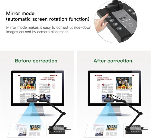 HSV229 4K Webcam - 15MP Autofocus with Zoom & Foldable Design for Windows, Mac & Chromebook