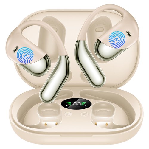 Paekole AI Translation Earbuds Real Time - Audifonos Traductores Inglés Español, 3-in-1 Translator Device, Supports 144 Languages & Accents, Open Ear Earbuds with Charging Case