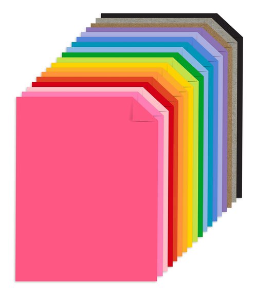 Neenah Premium Cardstock, 8.5" x 11", Bright White & Cardstock, 8.5" x 11", 90 lb/163 gsm, White, 300 Sheets & Creative Collection Classics Specialty Cardstock Starter Kit, 8.5 X 11 Inches, 72 Count