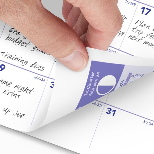 AT-A-GLANCE 2026 Wall Calendar, 8.5" x 11", Small, Unruled Blocks, Monthly (PM1702826)