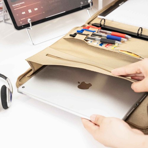 Tactical Portfolio Binder with Zippered, Large Detachable Tactical Padfolio Organizer for Men or Women, Refillable 3 Ring Planner Military Notebook Cover with Legal Pad for A4 Folder - Tactical Binder