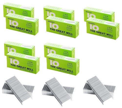 Mini Staples by [Brand Name] - 10# Stainless Steel Staples, 0.4 Inch x 0.2 Inch, Perfect for Home & Office