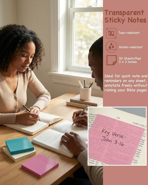 Regine Switzerland Bible Study Journaling Kit for Women - No Bleed Highlighters, Tabs & Pen Case - Ideal Starter Gift for Daily Devotion (Beige Strawberry)