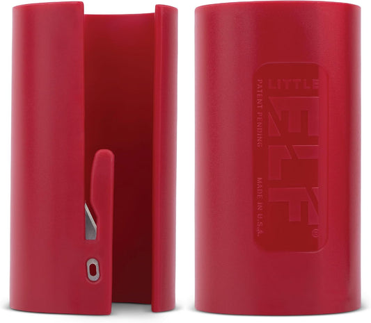 Little ELF Gift Wrap Cutter (2-Pack) | Red Edition | As seen on Shark Tank | Made in USA | Gift Wrapping Paper Cutter