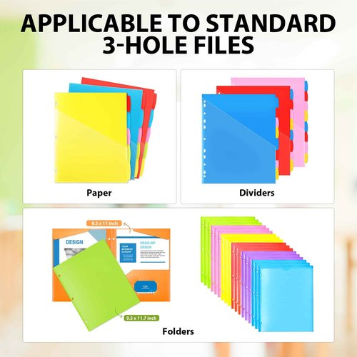 WOT I 12 Pack Telescoping 3 Ring Binder(0.75"), Expandable Flexible Binder - Patented Design for Easy Portability, Holds 160 Sheets, for School, Office&Home Organization, Black