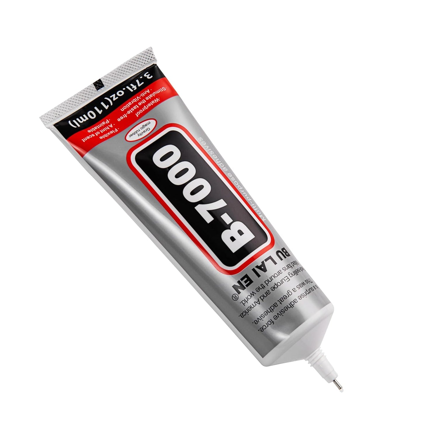 B-7000 Fabric Glue - Clear Liquid Stitch with Precision Tip for Crafting & Repairs | 110ml/3.7fl.oz
