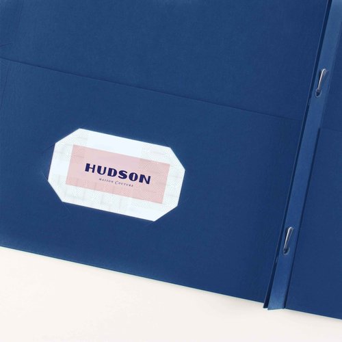 Avery Two Pocket Folders with 3 Prong Fasteners, Holds 70 Sheets, Case Pack of 125 Blue Folders (47975)