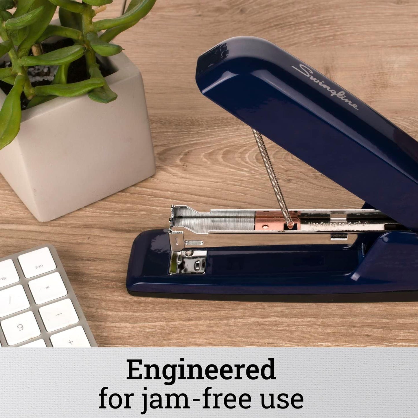 Swingline Stapler - Jam-Free 30 Sheet Capacity Metal Stapler in Royal Blue | Pack of 2