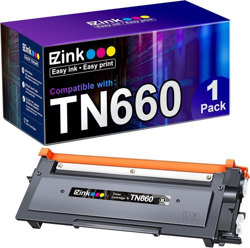 E-Z Ink Compatible Toner Cartridge Replacement for Brother TN660 TN630 High Yield to use with HL-L2300D HL-L2380DW HL-L2320D DCP-L2540DW HL-L2340DW HL-L2360DW MFC-L2720DW Printer (Black)