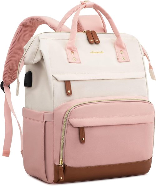 LOVEVOOK Laptop Backpack - 15.6 Inch Waterproof Business Bag with Large Capacity for Women