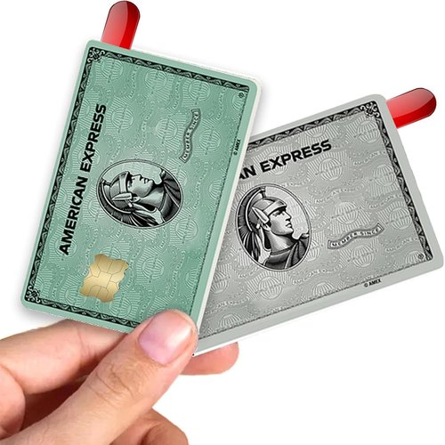 Credit Card Stickers, American Express for Credit Card Skin, Debit Card Sticker, Personalized Bank Card Sticker Cover, Credit Card Decal, Waterproof Card Covers (A-4 Pcs)