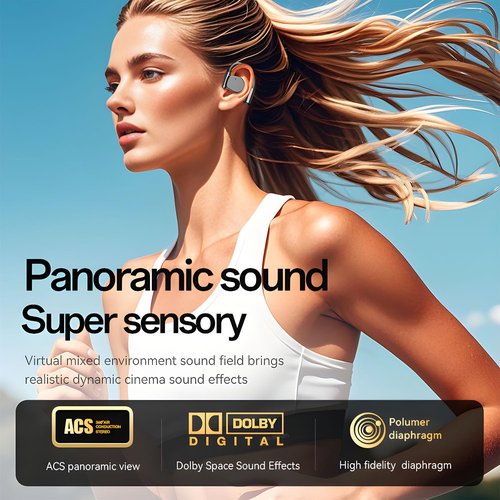 AI Translation Earbuds Real Time 144 Languages, 3-in-1 Open Ear Wireless Bluetooth Translator Earbuds, Audifonos Traductores Inglés Español, with APP Translating Device