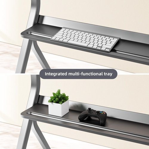 MINZONA Smart Board Stand with Four Lockable Wheels for 55"-86 Electronic Whiteboard, Digital Whiteboard Stand for Home, Smart Board for Classroom and Office with Mobile Stand