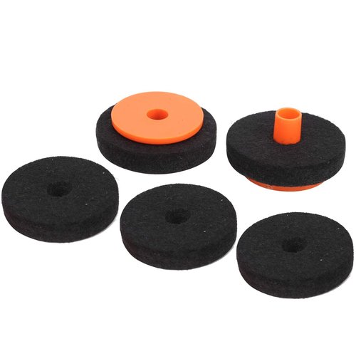 Cymbal Felt Pad, Wear Resistant Anti Friction Drum Felt Pad Kit Drum Washer Drum Accessories for Drum(50mm (WC75))