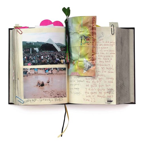 Suck UK Our Life Story Journal 100 Year Diary Journal Notebook Create Your Own Baby Book Diary & Christening Gifts For Boys & Girls Personalized Scrapbook & Engagement Gifts Blank Memory Book