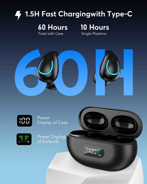 Boytond AI Translation Earbuds Real Time 144 Languages 60H Playtime Translator Ear Buds Audifonos Traductores Inglés Español Wireless Earphones Bluetooth Headphones for Travel Business Meeting