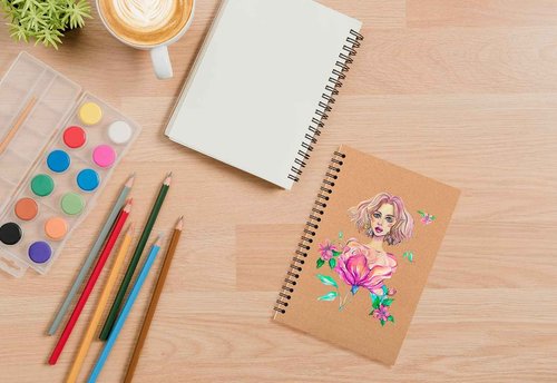 YOTNUS 48 Pcs A5 Spiral Notebooks Journal with Kraft Cover, 5x8 Inches, Ruled Lined Paper, for Work, Sketches, Study, Notes Taking, Gifts, Brown (48 PCS(Lined))