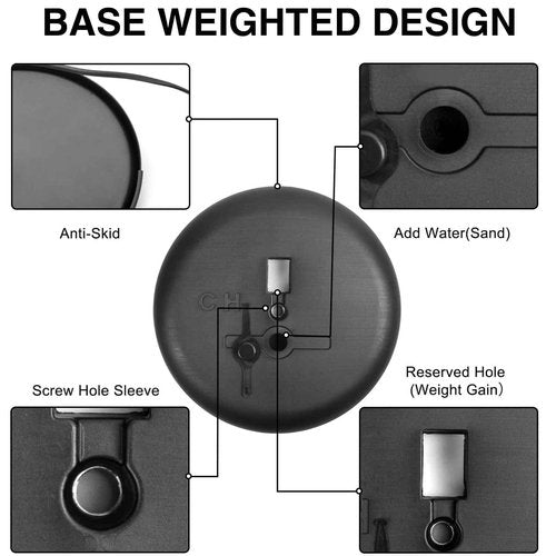 KOOV Sign Holder 11x17 inch-Adjustable Sign Stand for Display, Floor Standing Sign Holder Stand, Pedestal Heavy Duty Poster Stand with Round Base for Display, Advertisement, and Outdoor (2Pack)