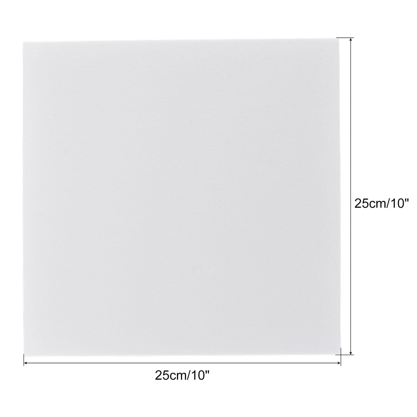 uxcell White EVA Foam Sheets 10 x 10 Inch 3mm Thickness for Crafts DIY Projects, 4 Pcs