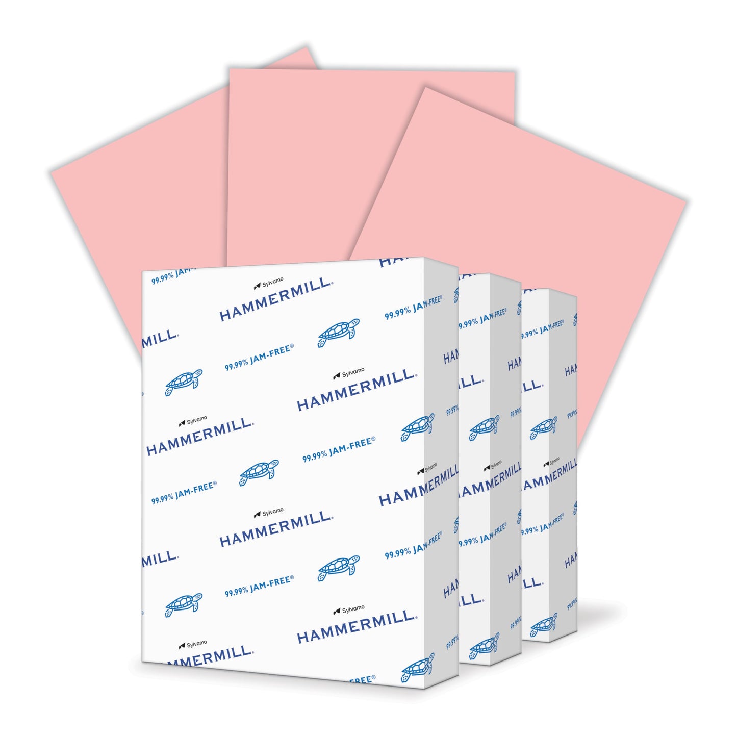 Hammermill 20 lb Pink Printer Paper, 8.5 x 11-3 Ream (1,500 Sheets) - Made in The USA, Pastel