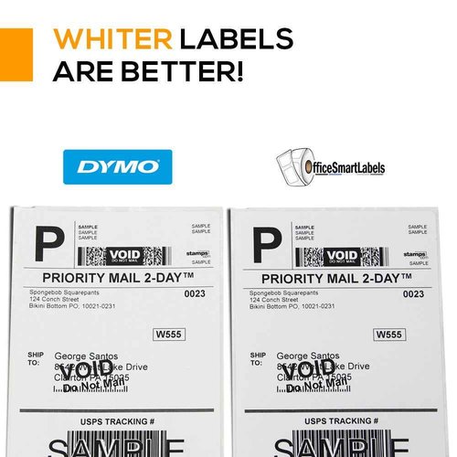 OfficeSmartLabels - 4 x 6 inch 4XL Internet Postage Shipping Labels, Compatible with 1744907 (6 Rolls / 220 Labels Per Roll)