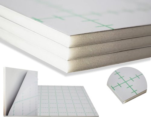 Self Adhesive Foam Board 30x40 - 100PK White Foamcore with Sticky Side, Acid-Free, 3/16 Thick