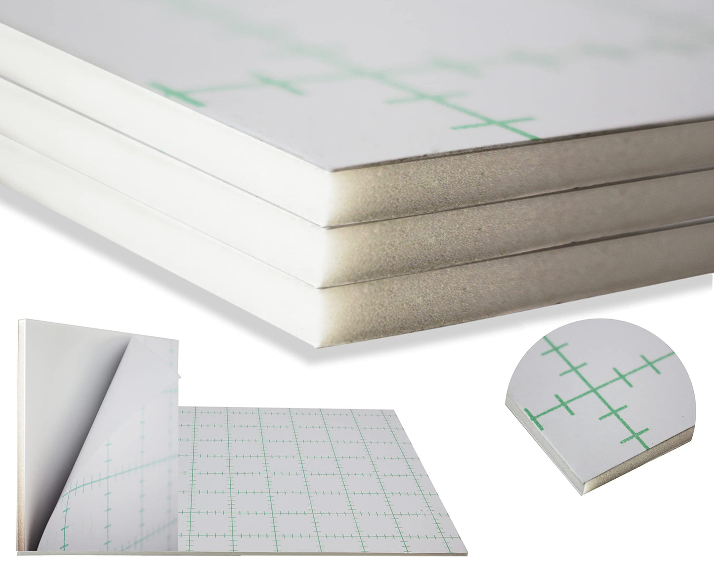Self Adhesive Foam Board 12x24 100PK Self Stick Mounting Board. Foam Core with Adhesive 12x24 Foamboard. Poster Board with Sticky Side, Self Adhesive Foamcore 12x 24. White, Acid Free, 3/16 Thick