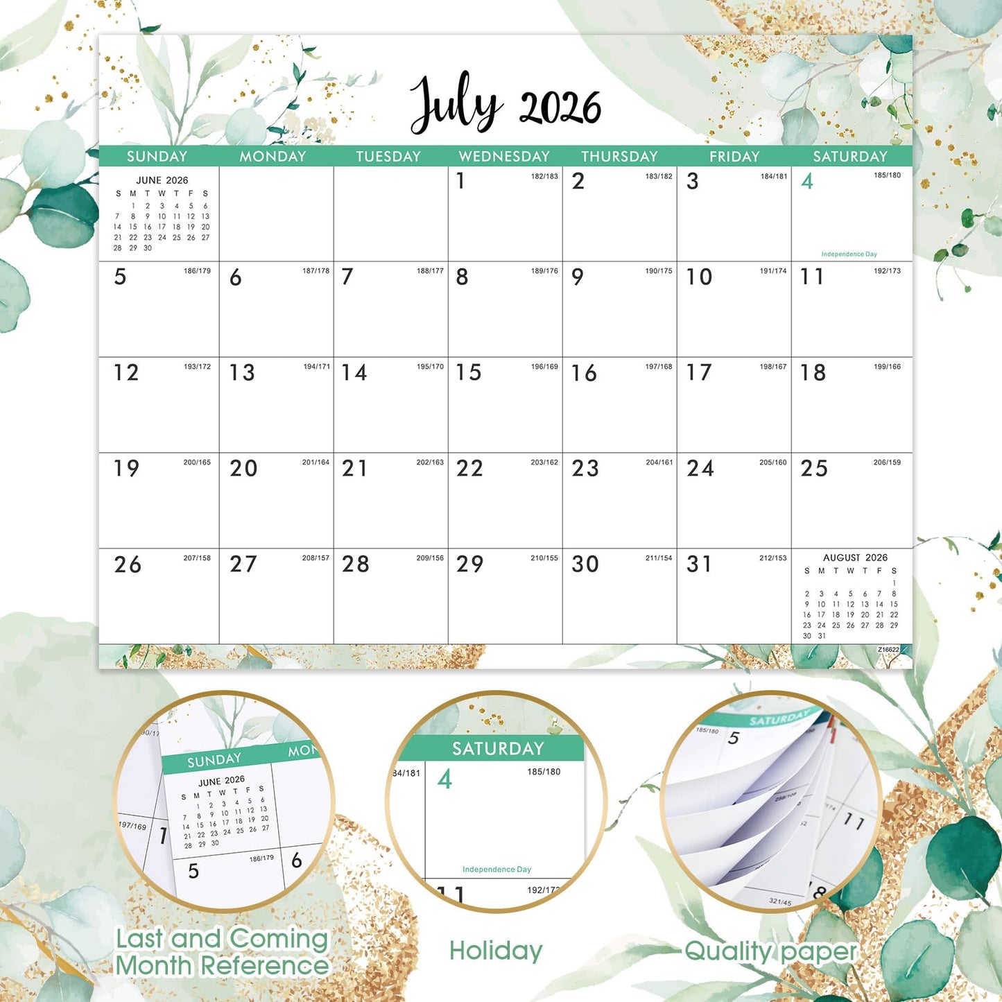 2026-2027 Magnetic Calendar - 2026-2027 Calendar, Magnetic Calendars for Fridge from Jul.2026 - Dec.2027, 8''x10'', Fridge Calendars for Refrigerator, Easy Organizing