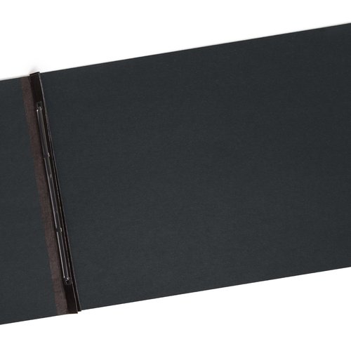 Smead Pressboard Report Cover, Metal Clips Prong Fastener, 3" Capacity, 11" x 17", Black, 10 Per Box, Presentation Folders, Report Covers (81179)