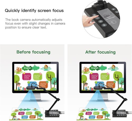 HSV229 4K Webcam - 15MP Autofocus with Zoom & Foldable Design for Windows, Mac & Chromebook