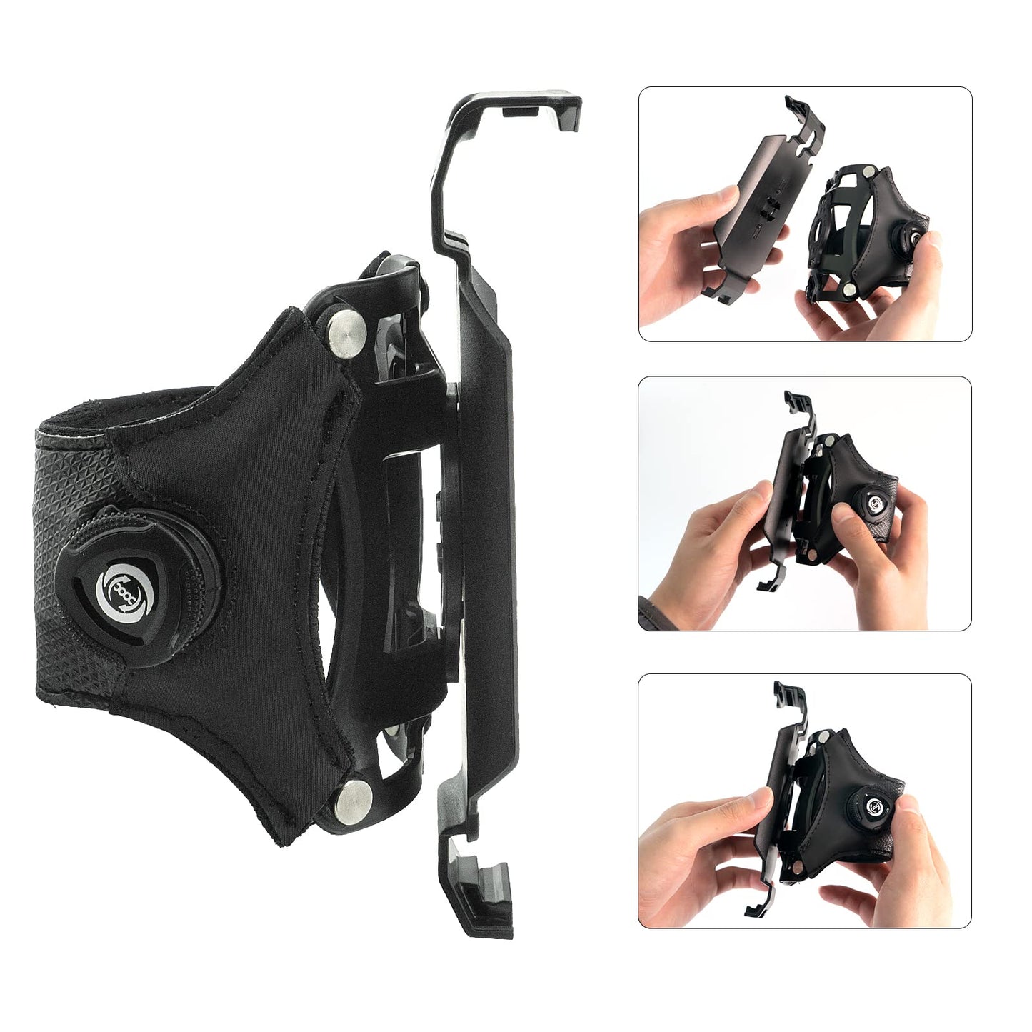 Carrying Case for Zebra TC51 TC52 TC56 TC57 Barcode Scanner Adjustable Strap Armband,Black SG-TC51-WMADP1-02