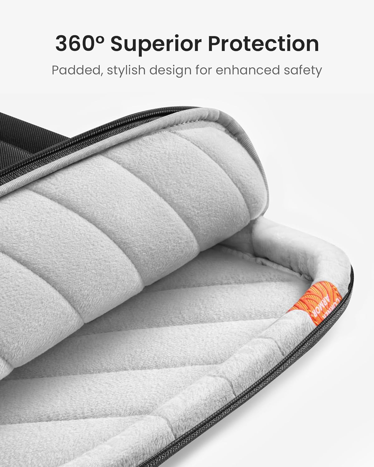 tomtoc 360 Protective Laptop Shoulder Bag - Water-Resistant Case for 13-Inch MacBook Air & Pro