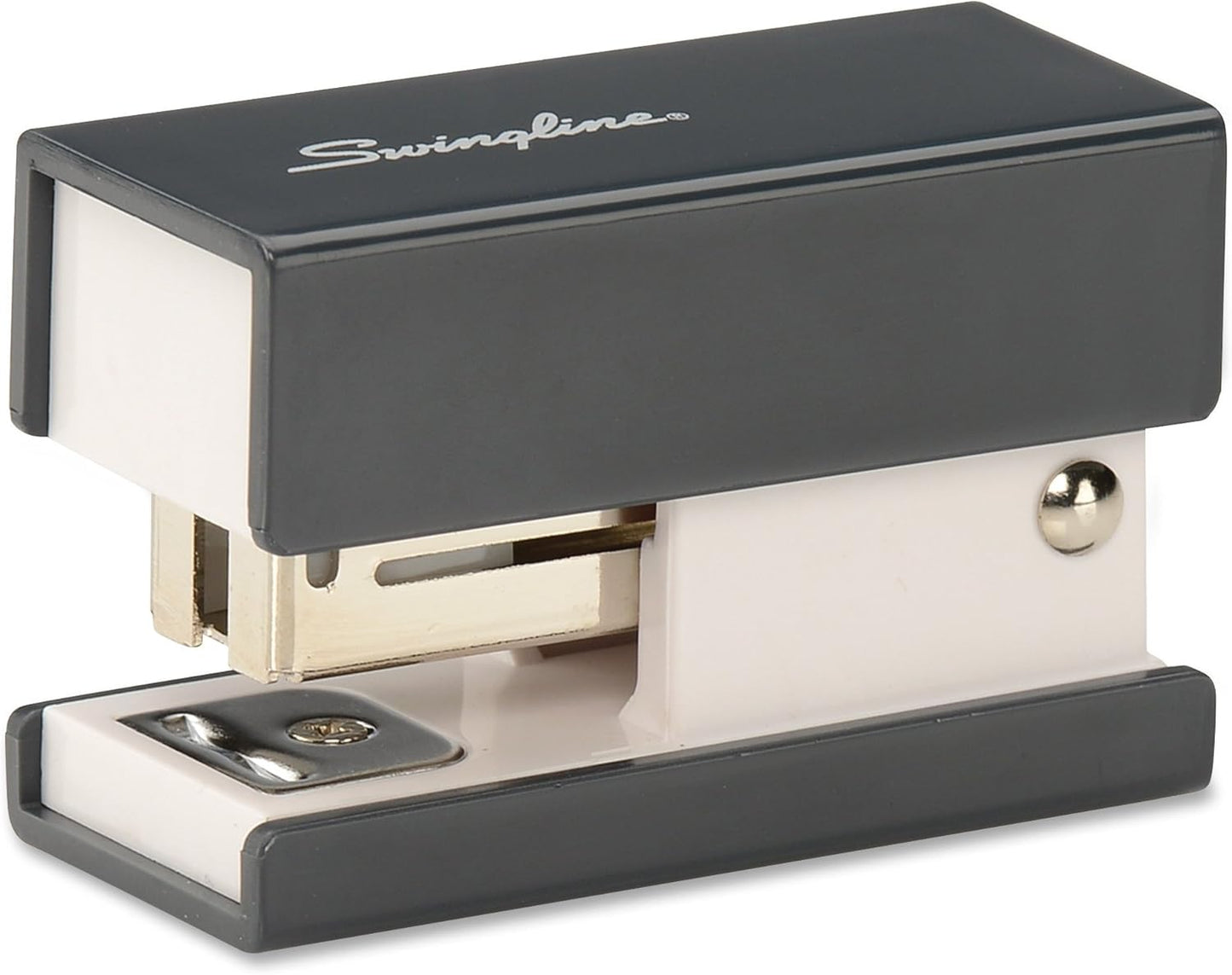 Swingline Mini Fashion Stapler - Compact Design for 12 Sheets - Sleek Black Finish