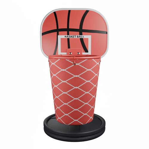 Basketball Trash Can for Boys Room Decor – Sport Funny Useful Christmas Gift for Boys 4-6 8-12, Basketball Hoop Garbage Waste basket bin w.Backboard for Fun & Easy Cleanup – Ideal for Kids and Office