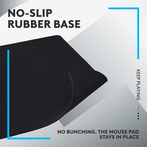 Logitech G240 Gaming Mouse Pad - Optimized Surface for Precision | Non-Slip Design, 340 x 280 mm