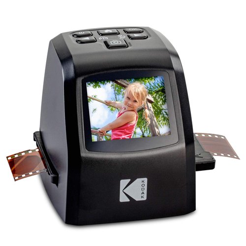 KODAK Mini Digital Film & Slide Scanner – Converts 35mm, 126, 110, Super 8 & 8mm Film to 22MP JPEG Images – Includes 2.4" LCD Screen & Easy-Load Adapters