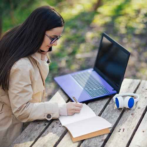 100 Pack Kraft Notebooks Unlined Mini Kraft Paper Notebook 52 Pages A6 Blank Mini Notebooks Bulk, Student Paper Journals Composition Notebooks for Kids Classroom Teacher Supplies, 4.1 x 5.7 Inch