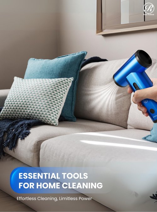 Compressed Air Duster Blower Gun, Cordless Electric Rechargeable Blower 150000RPM Clean Keyboards, PC, Consoles, Toys, House Dusting, Pet Drying, Fire Bellow, Grilling, Camping, Replace Canned Air