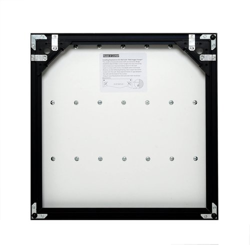 International Stand Company Key Holder # 21MAF, Key Rack for Wall, Aluminum Framed 21 Bolted Metal Hooks with Numberplate, Extra Space, and Adjustable Hangers (21 Sets of Tag & Ring Included)