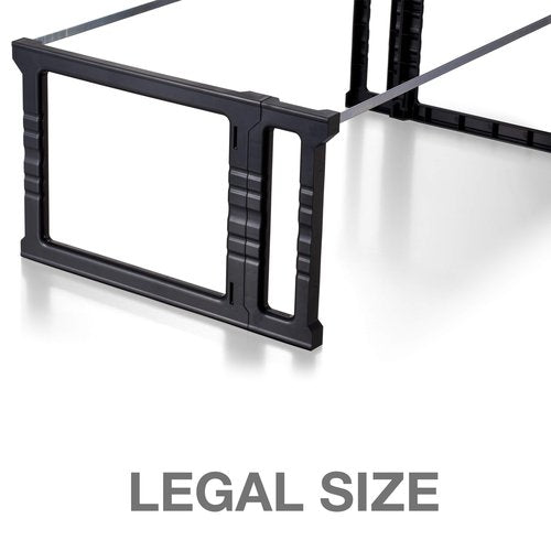 Officemate Plastic Hanging File Frame, 24-27, Letter and Legal Size, 1 Set (91970)