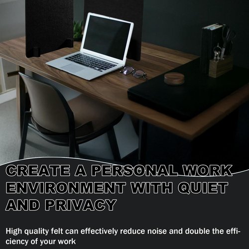 9 Pack Desk Divider-24 x 24" Acoustic Desk Dividers for Students-Durable Felt Desk Privacy Panel Set-Freestanding Desk Divider with Noise-reducing Design with 4 Support Feet for Office or Home Use