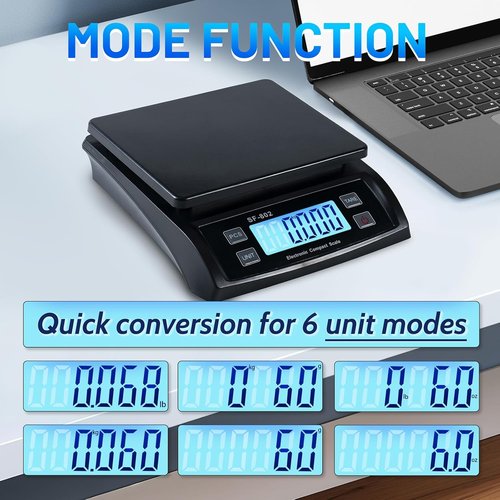 **Precision Digital Postal Scale by [Brand Name] - 66lb Capacity | Backlight LCD & Auto-Off Features**