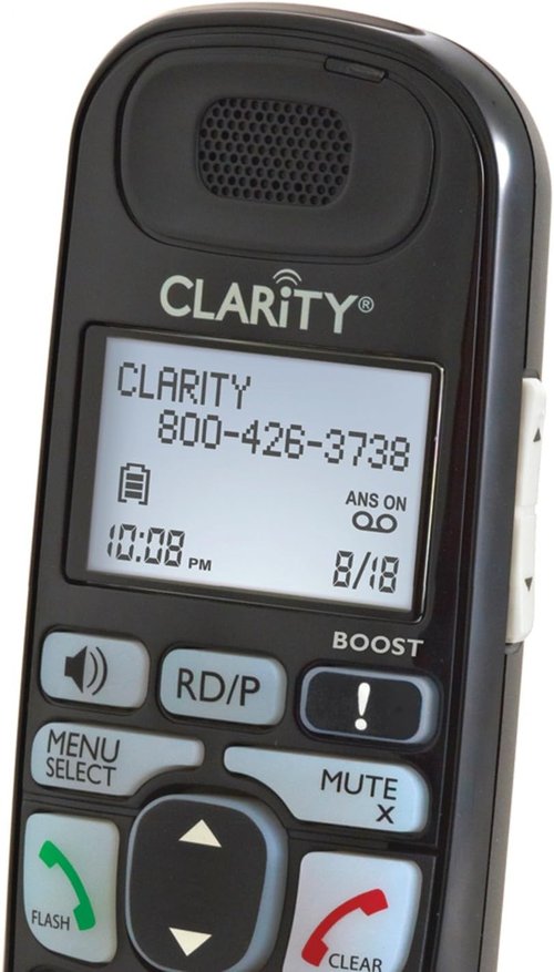 Clarity E814CC Amplified Corded/Cordless Phone Combo with Answering Machine | Dual-SIM, Dual Keypad
