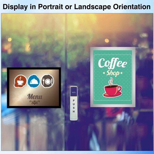 MFoffice Self-Adhesive Magnetic Document Sign Holder 8.5X11'',Silver,Pack of 10